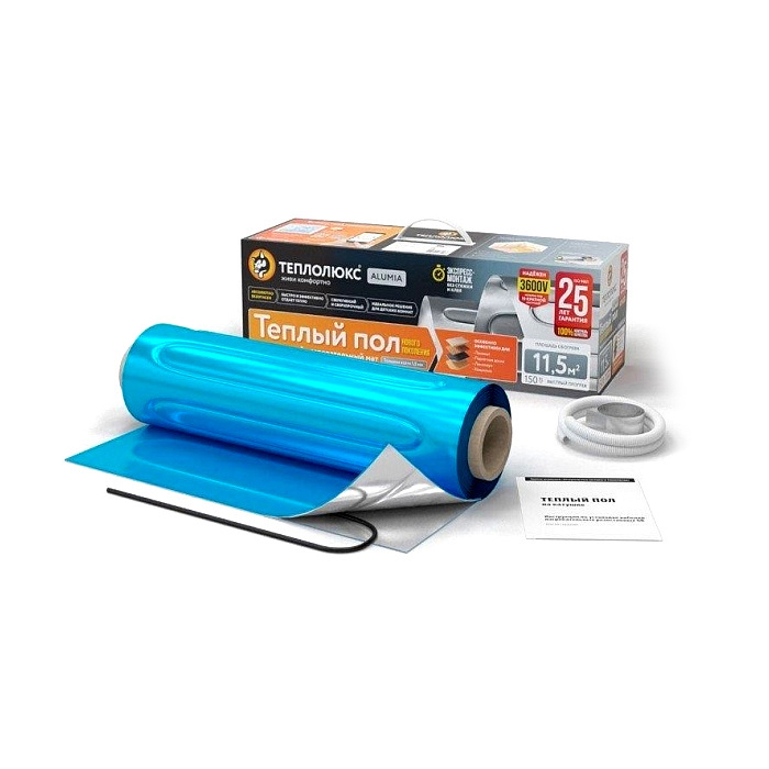 Теплолюкс Alumia 600 Вт/4,0 кв.м нагревательный мат для теплого пола