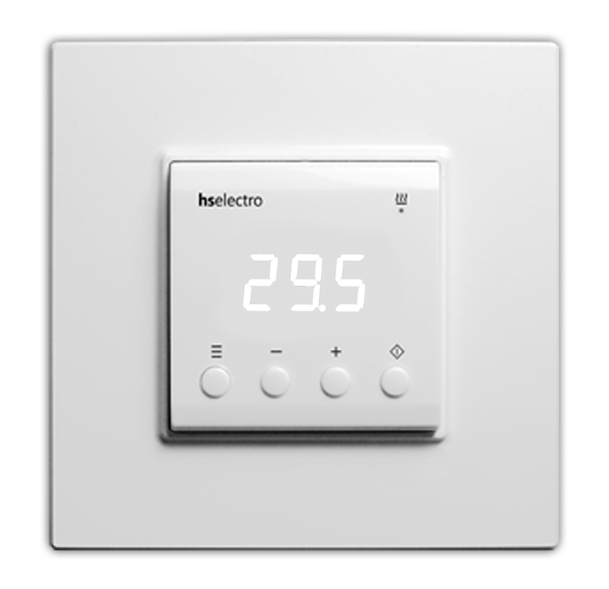 HS Electro ТС-2 white терморегулятор для теплого пола, белый HS Electro ТС-2 white терморегулятор для теплого пола, белый