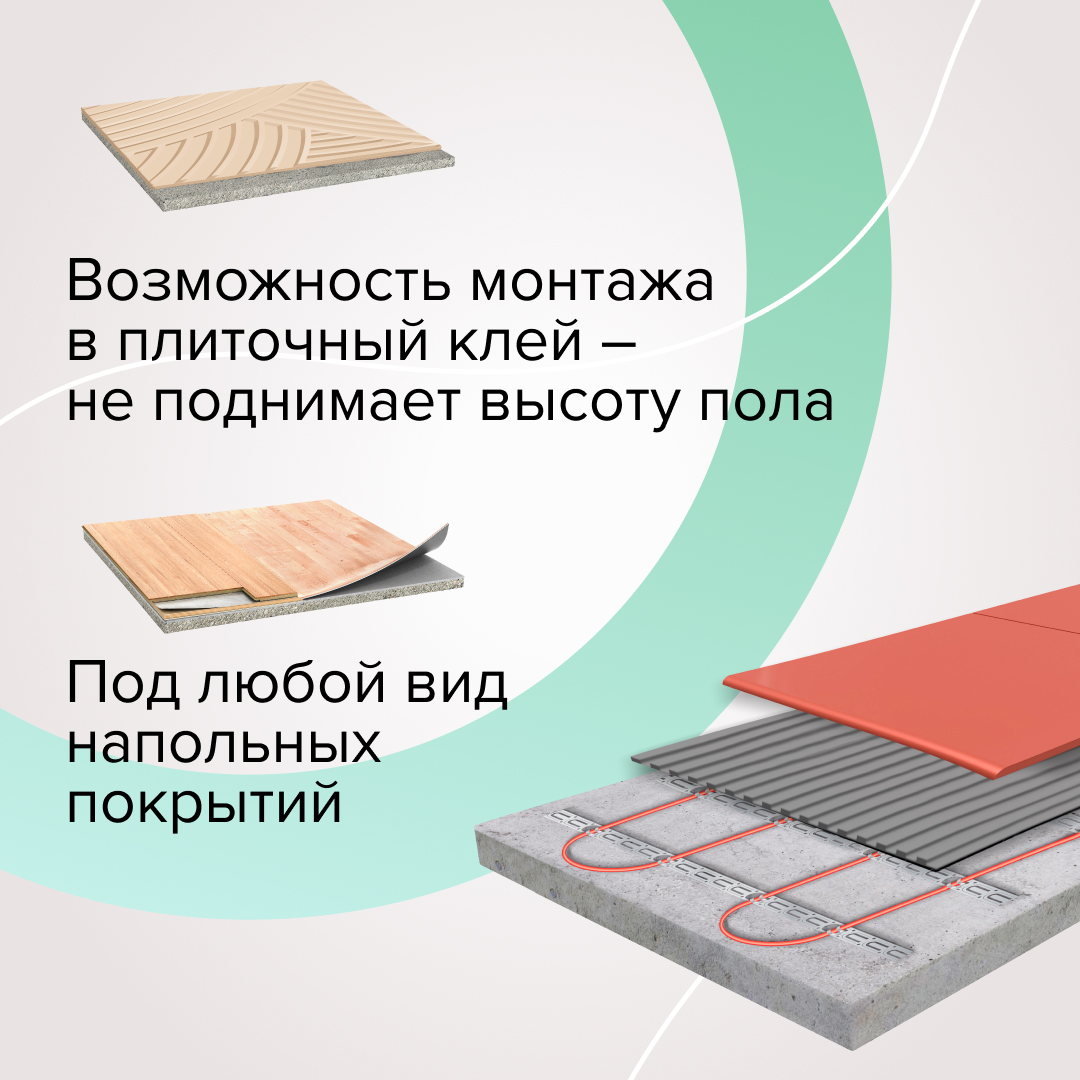 Caleo CABLE 17W-24 кабельный теплый пол