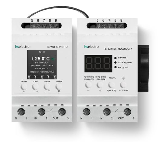 HS Electro ТР32У3 + РН-4с комплект терморегуляторов для ПИД-регулировки