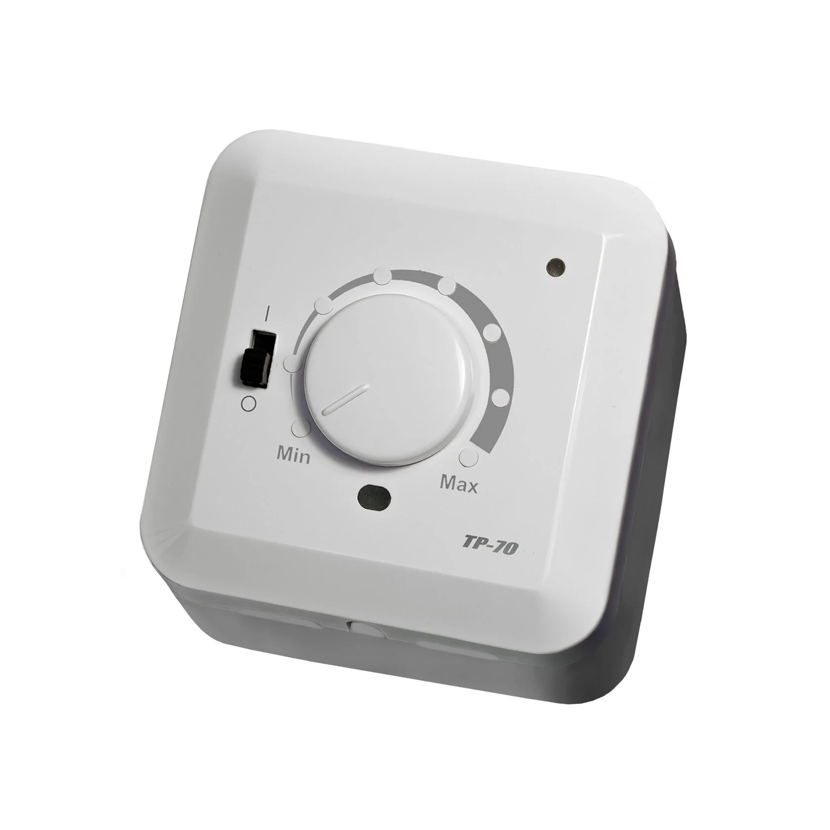 Эрголайт ТР-70П терморегулятор для теплого пола накладной с датчиком пола, черный Эрголайт ТР-70П терморегулятор для теплого пола накладной с датчиком пола, черный