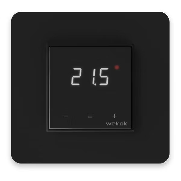 Welrok lis bk терморегулятор для теплого пола Welrok lis bk терморегулятор для теплого пола