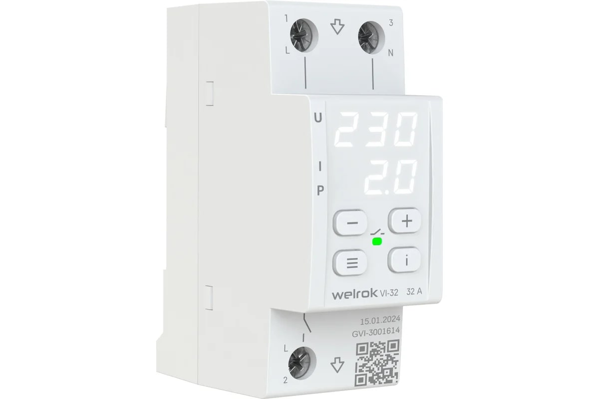 Welrok VI-32 реле напряжения с контролем тока