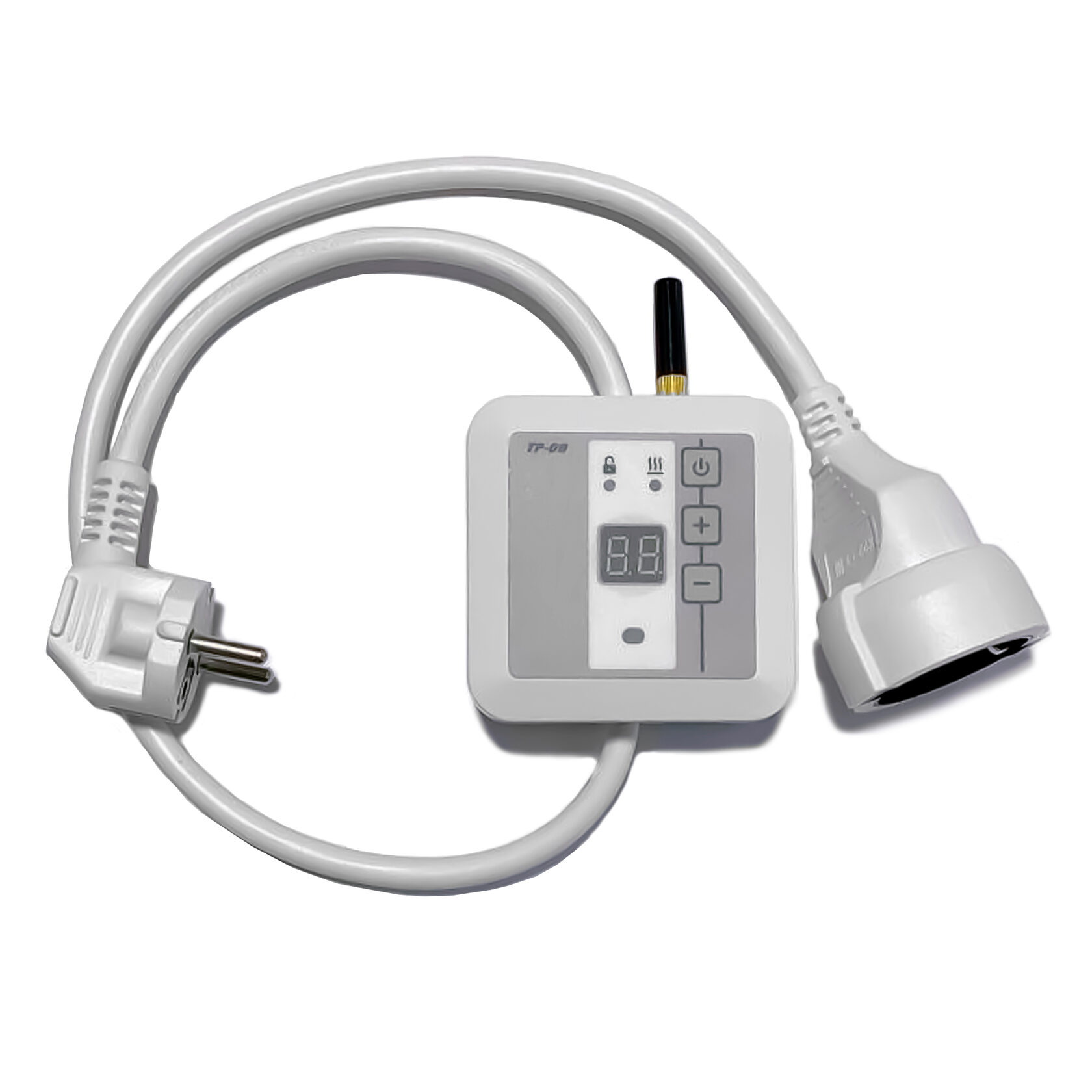 Эрголайт ТР-09РВП GSM терморегулятор для обогревателей с датчиком пола и воздуха, белый