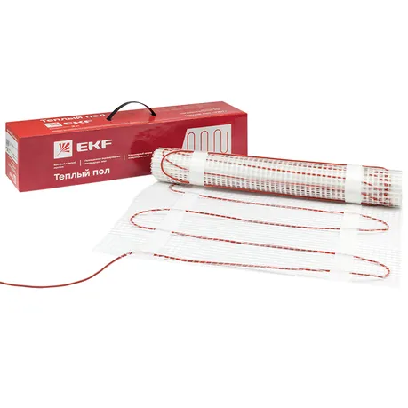 Нагревательный мат EKF "Уют" 1 кв. м. 150 Вт