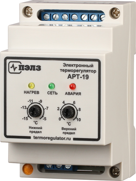 Терморегулятор для систем антиобледенения и снеготаяния АРТ-19-16Н с датчиком KTY-81-110