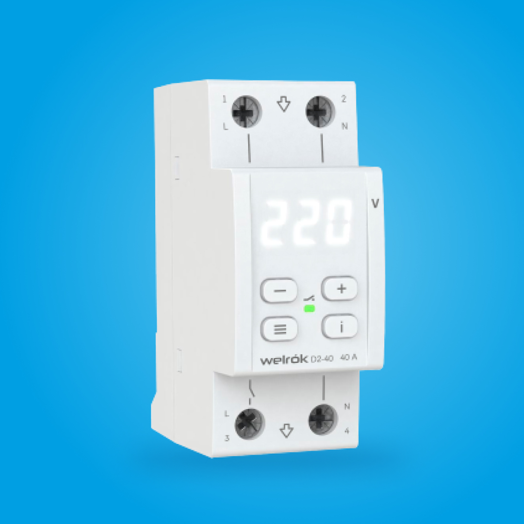 Welrok D2-40 реле напряжения на 3 клеммы