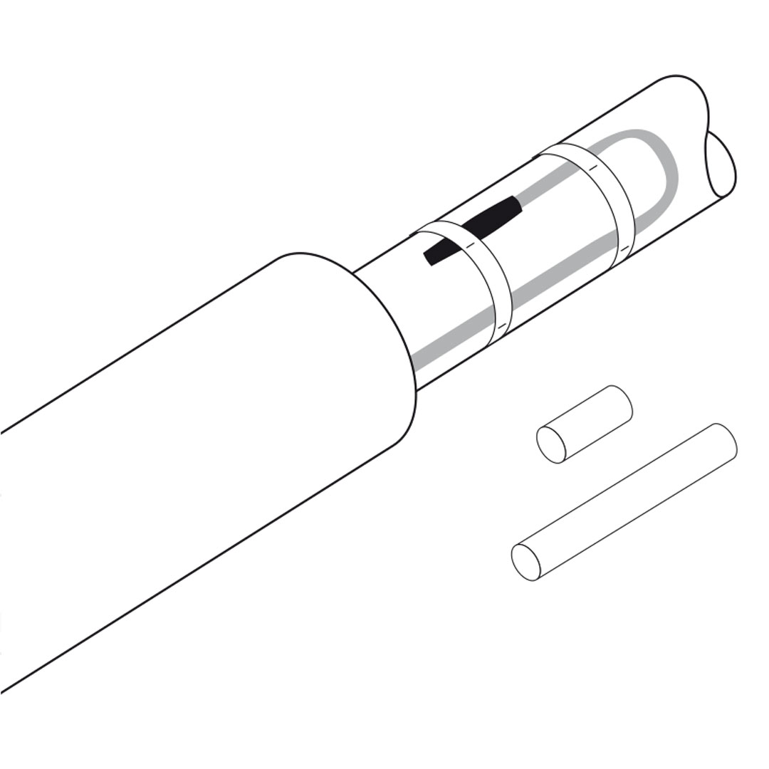 Комплект для оконцевания греющих кабелей термоусаживаемый E-40 Комплект для оконцевания греющих кабелей термоусаживаемый E-40