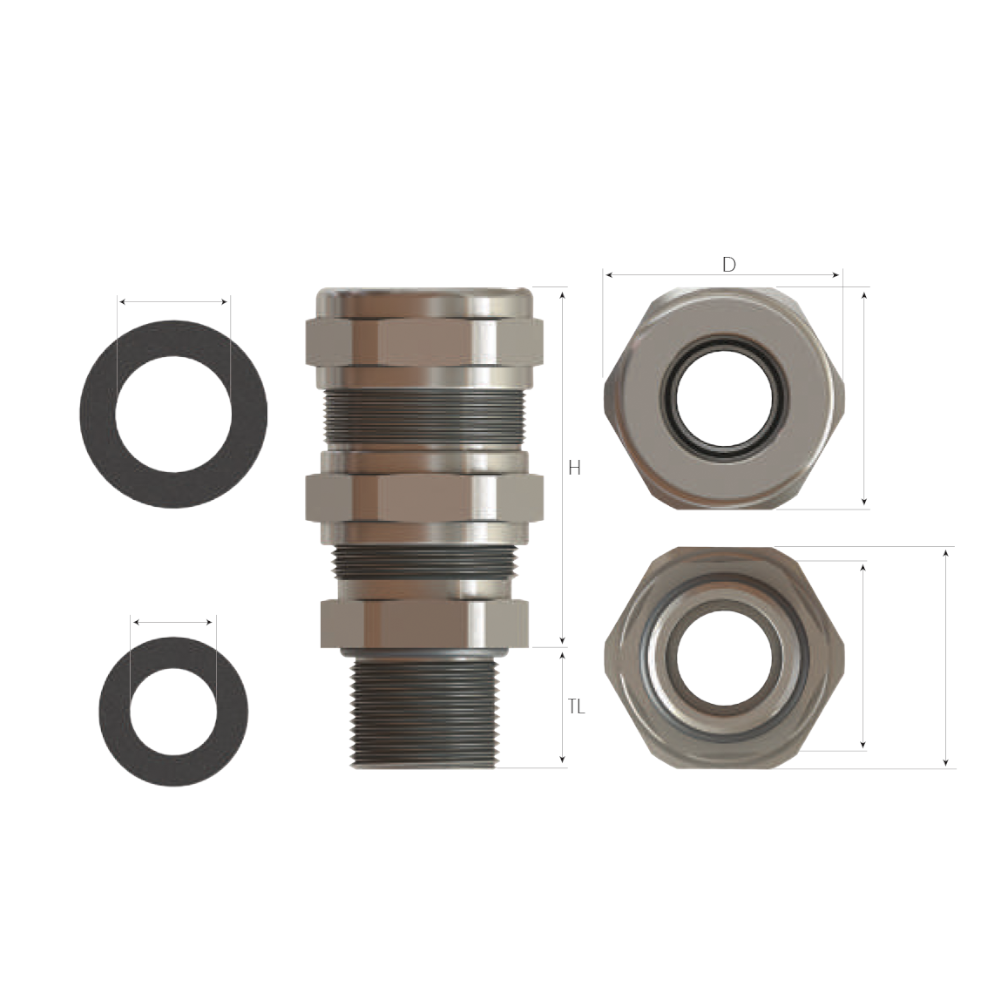 Bimed KBAU7MBNS-LE кабельный ввод под небронированный кабель