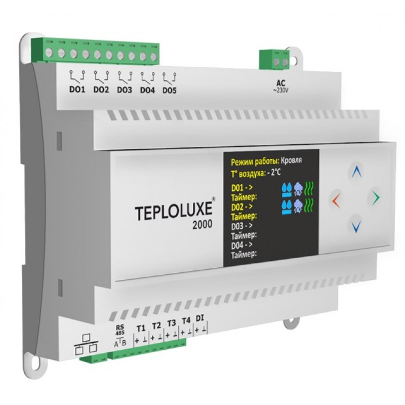 Терморегулятор для греющих кабелей Teploluxe 2000 Терморегулятор для греющих кабелей Teploluxe 2000
