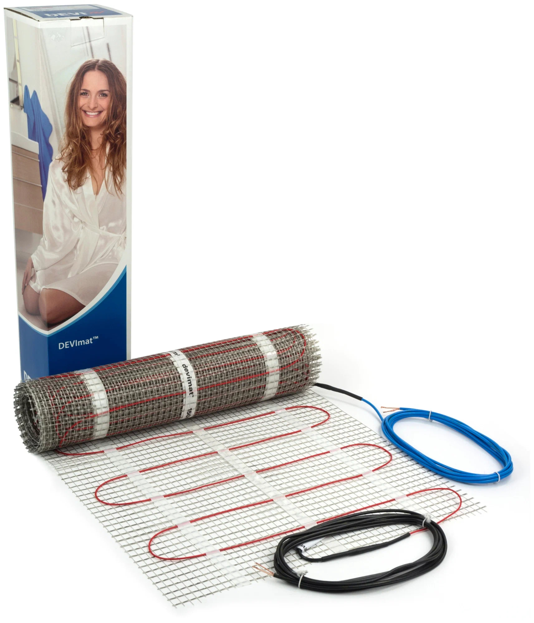 DEVIheat 150S 1050 Вт, 0,5x14м, 7м² нагревательный мат для теплого пола DEVIheat 150S 1050 Вт, 0,5x14м, 7м² нагревательный мат для теплого пола