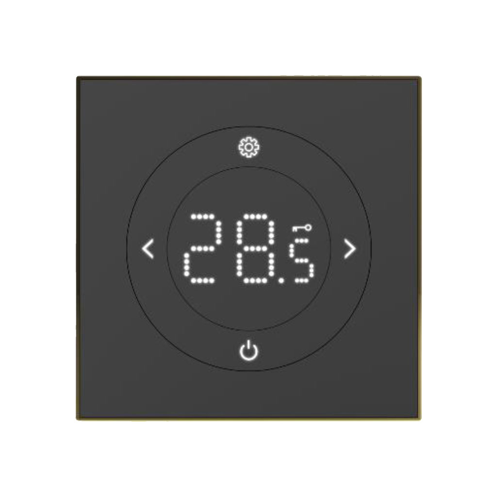 Терморегулятор для теплого пола Теплолюкс Solus Zen Wi-Fi, черный