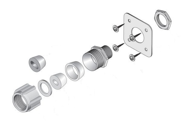 LEK/U набор ввода под теплоизоляцию