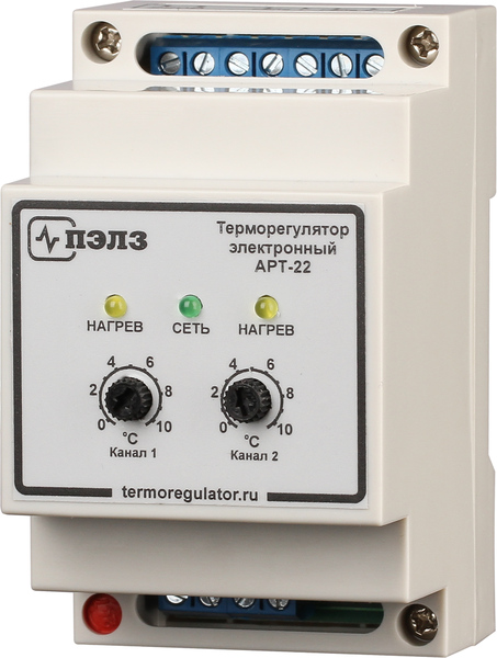 Терморегулятор для высокотепературного нагрева АРТ-22-10К с датчиками KTY-81-110