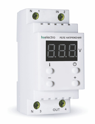 Реле напряжения HS Electro УКН2-50с Реле напряжения HS Electro УКН2-50с