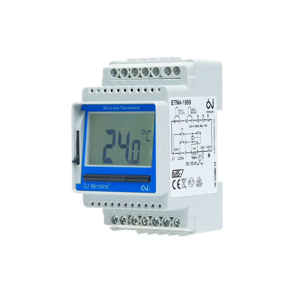 ETN4-1999 терморегулятор для греющих кабелей с датчиком ETF-144/99