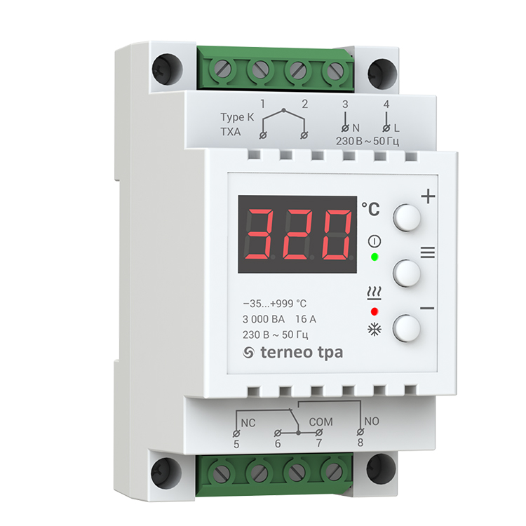 Terneo tpa терморегулятор для высокотепературного нагрева