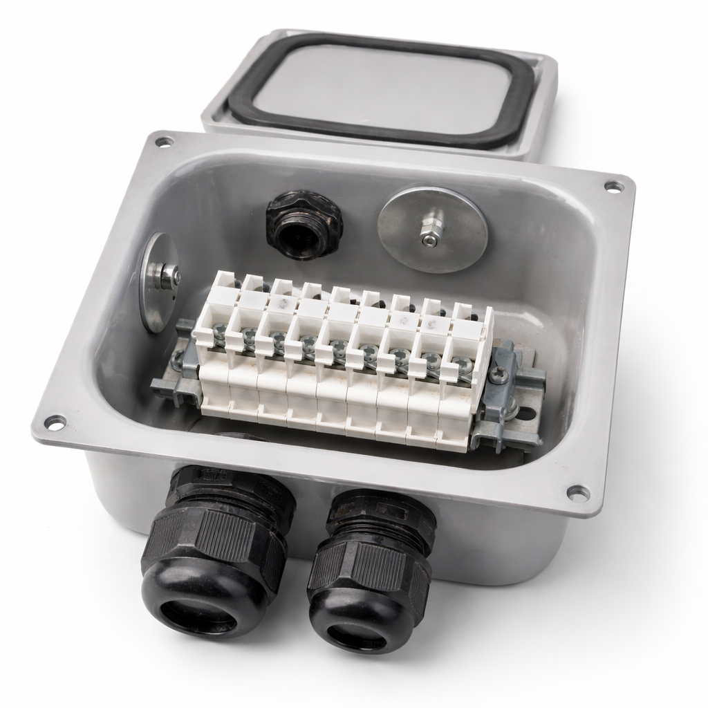 КЗНС-08-02 IP65 У1 коробка соединительная (МG20-2, MG32-1, отв. d20 c заглуш.-2, БЗН24-8) КЗНС-08-02 IP65 У1 коробка соединительная (МG20-2, MG32-1, отв. d20 c заглуш.-2, БЗН24-8)