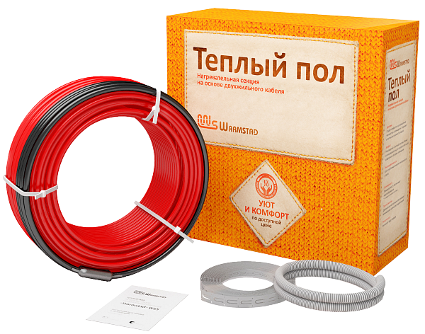 Кабельный теплый пол "Warmstad" WSS 15,5 м/220 Вт