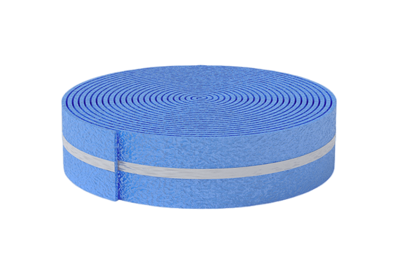 Лента демпферная самоклеящаяся с фартуком 8мм х 120мм - 15м Лента демпферная самоклеящаяся с фартуком 8мм х 120мм - 15м