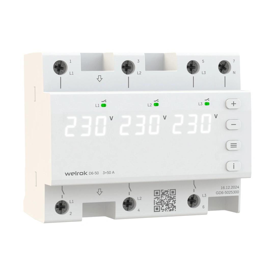 Реле напряжения Welrok D6-50 Реле напряжения Welrok D6-50