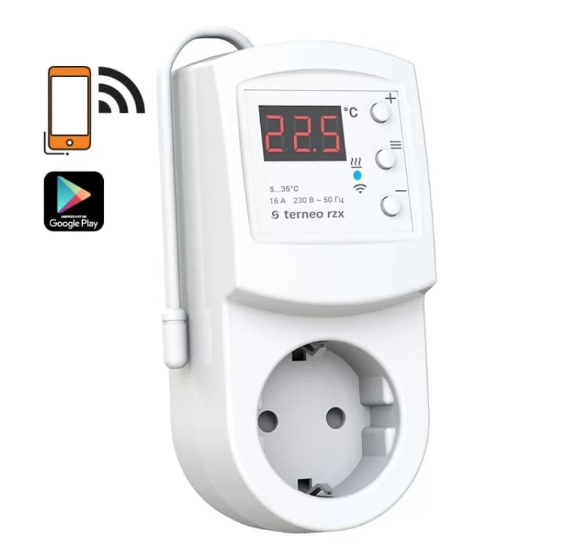 Terneo rzx терморегулятор для инфракрасных панелей и конвекторов
